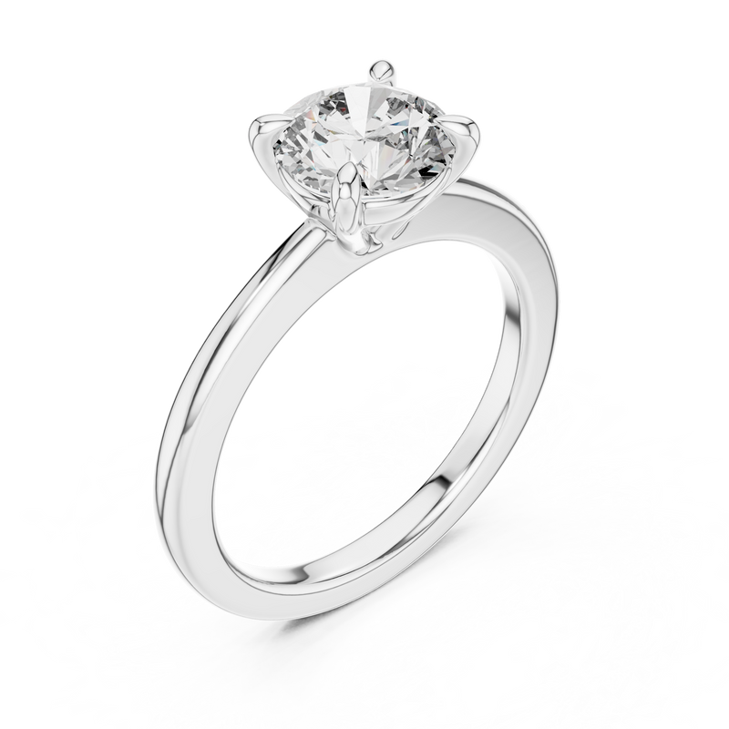 Ladies Ring DDLR-032@7 - White Gold - Image