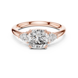 Ladies Ring DDLR-033@7 - Rose Gold - Image