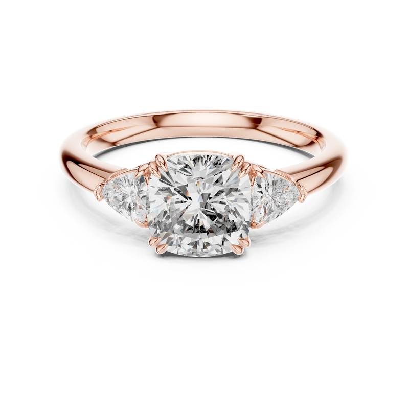 Ladies Ring DDLR-033@7 - Rose Gold - Image