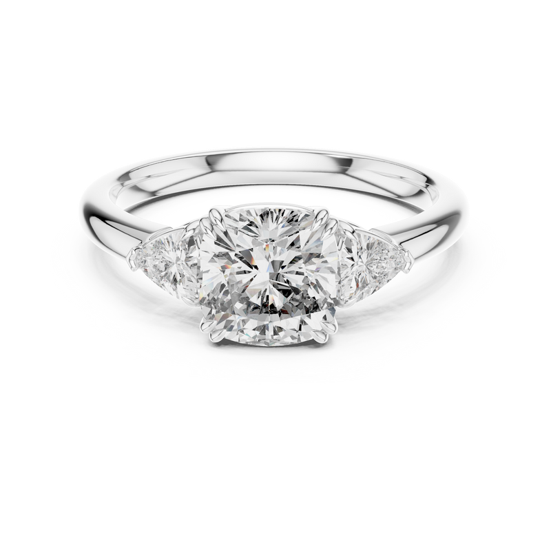 Ladies Ring DDLR-033@7 - White Gold - Image