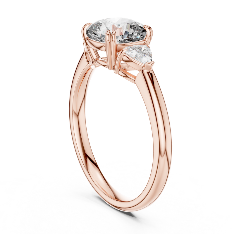 Ladies Ring DDLR-033@7 - Rose Gold - Image
