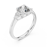 Ladies Ring DDLR-033@7 - White Gold - Image
