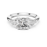 Ladies Ring DDLR-034@7 - White Gold - Image