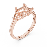 Ladies Ring DDLR-034-AC - Rose Gold - Image