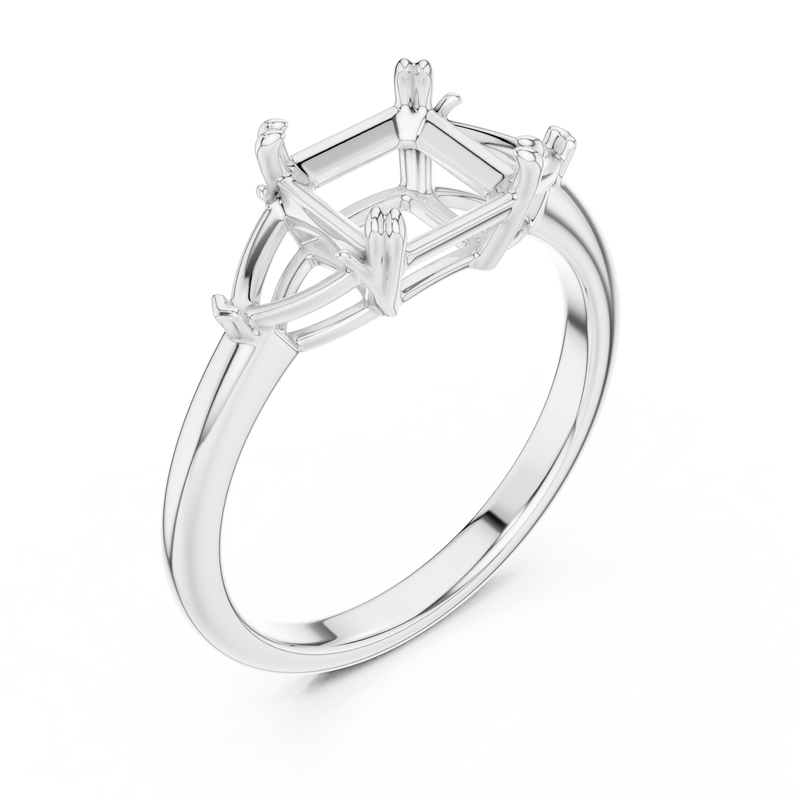 Ladies Ring DDLR-034-AC - White Gold - Image