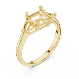 Ladies Ring DDLR-034-AC - Yellow Gold - Image