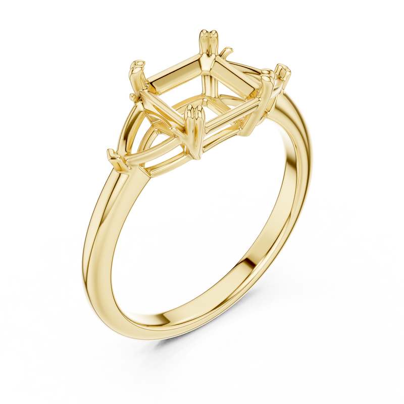 Ladies Ring DDLR-034-AC - Yellow Gold - Image