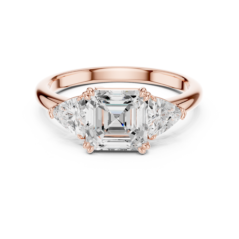 Ladies Ring DDLR-034-AC - Rose Gold - Image