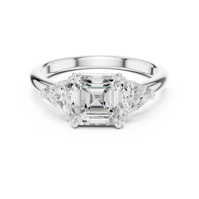 Ladies Ring DDLR-034-AC - White Gold - Image
