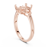 Ladies Ring DDLR-034-EM - Rose Gold - Image