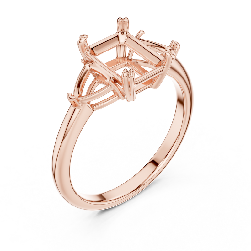 Ladies Ring DDLR-034-EM - Rose Gold - Image