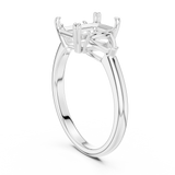 Ladies Ring DDLR-034-EM - White Gold - Image