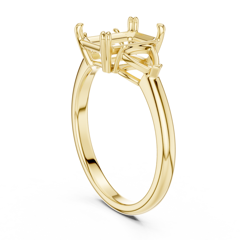 Ladies Ring DDLR-034-EM - Yellow Gold - Image