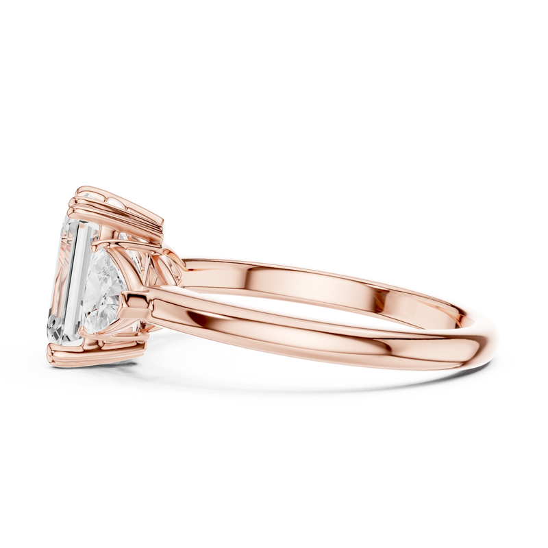 Ladies Ring DDLR-034-EM - Rose Gold - Image