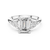 Ladies Ring DDLR-034-EM - White Gold - Image