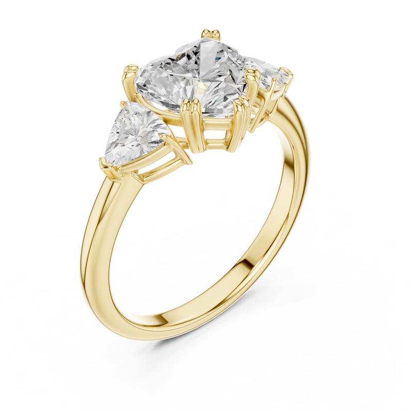 Ladies Ring DDLR-034-HR - Yellow Gold - Image