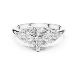 Ladies Ring DDLR-034-HR - White Gold - Image