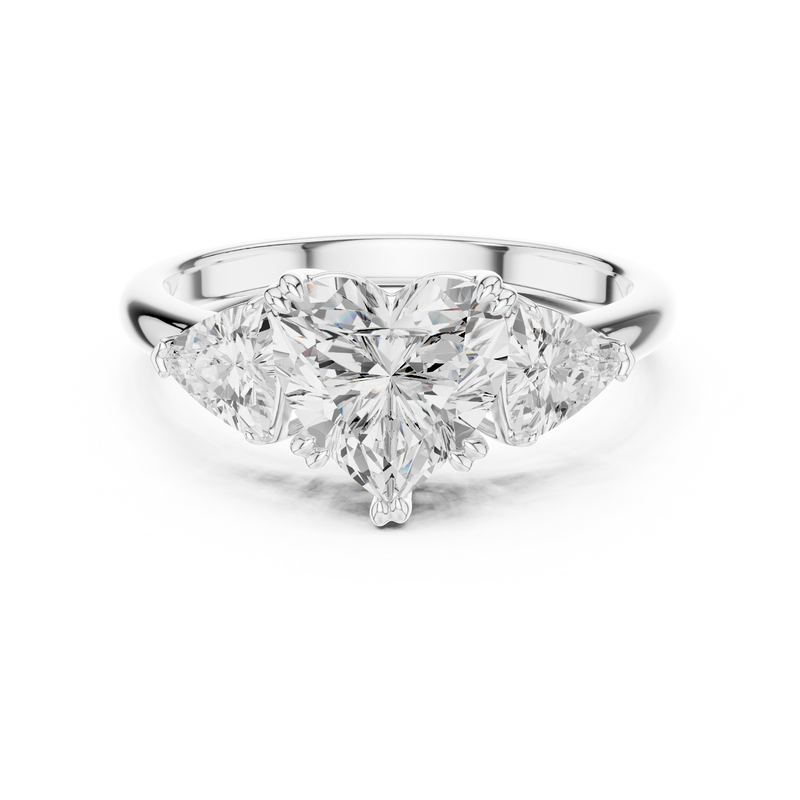 Ladies Ring DDLR-034-HR - White Gold - Image