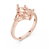 Ladies Ring DDLR-034-MQ - Rose Gold - Image