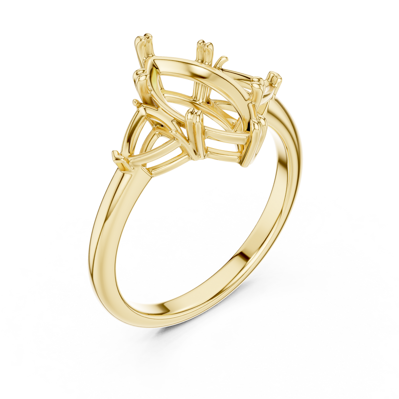 Ladies Ring DDLR-034-MQ - Yellow Gold - Image