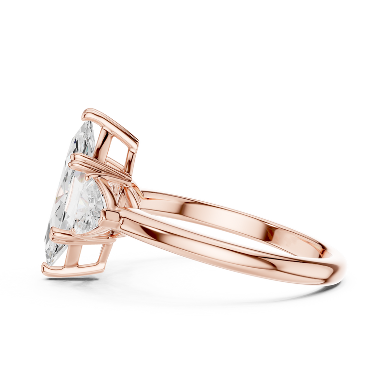 Ladies Ring DDLR-034-MQ - Rose Gold - Image