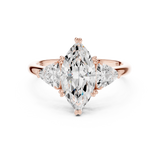 Ladies Ring DDLR-034-MQ - Rose Gold - Image