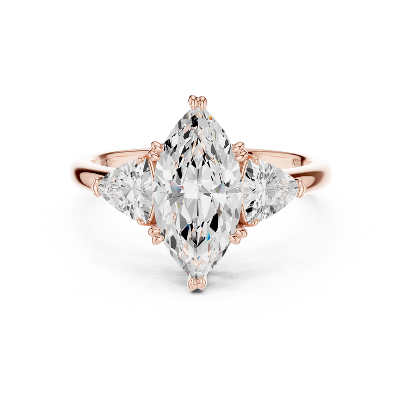 Ladies Ring DDLR-034-MQ - Rose Gold - Image