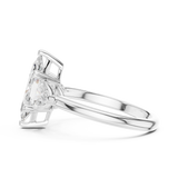 Ladies Ring DDLR-034-MQ - White Gold - Image