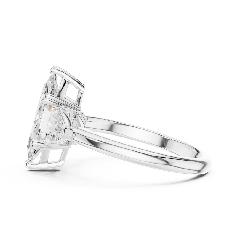 Ladies Ring DDLR-034-MQ - White Gold - Image