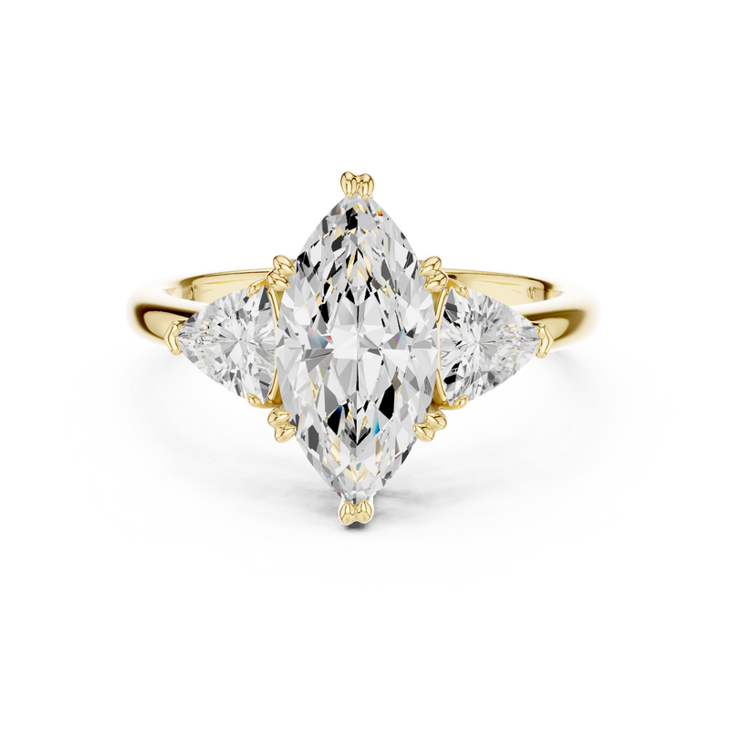 Ladies Ring DDLR-034-MQ - Yellow Gold - Image