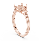 Ladies Ring DDLR-034-OV@7 - Rose Gold - Image
