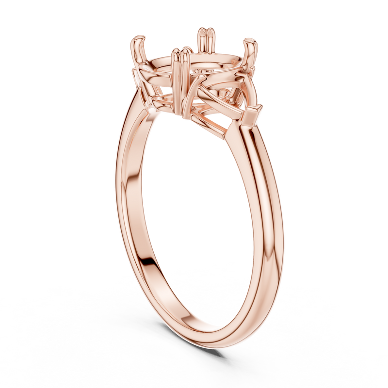 Ladies Ring DDLR-034-OV@7 - Rose Gold - Image