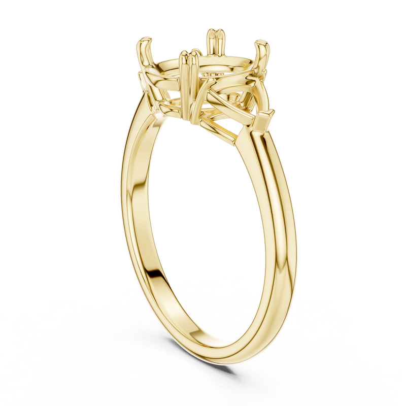Ladies Ring DDLR-034-OV@7 - Yellow Gold - Image