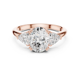 Ladies Ring DDLR-034-OV@7 - Rose Gold - Image