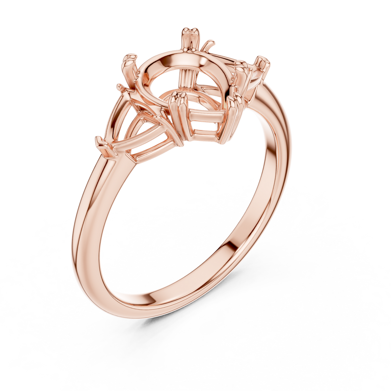 Ladies Ring DDLR-034-PE - Rose Gold - Image