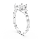 Ladies Ring DDLR-034-PE - White Gold - Image