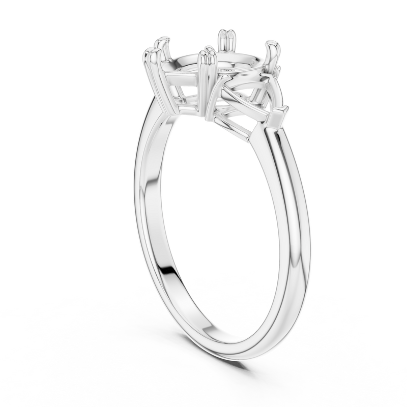 Ladies Ring DDLR-034-PE - White Gold - Image