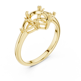 Ladies Ring DDLR-034-PE - Yellow Gold - Image