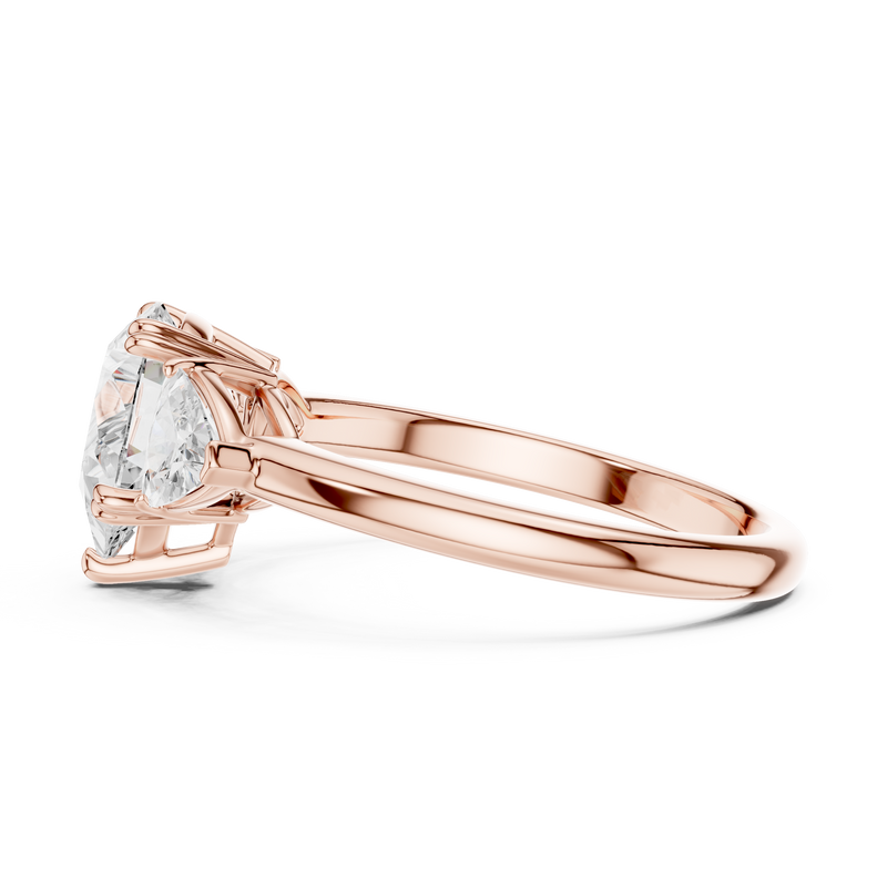Ladies Ring DDLR-034-PE - Rose Gold - Image