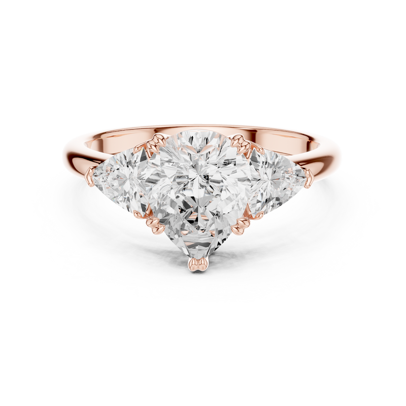 Ladies Ring DDLR-034-PE - Rose Gold - Image