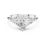 Ladies Ring DDLR-034-PE - White Gold - Image