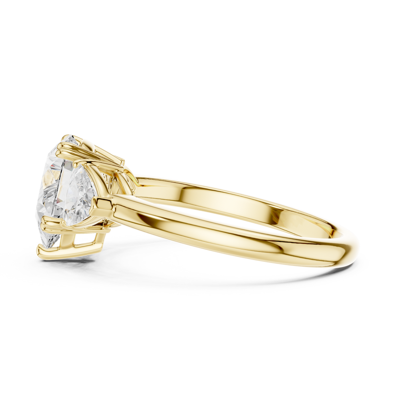 Ladies Ring DDLR-034-PE - Yellow Gold - Image