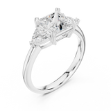Ladies Ring DDLR-034-PR - White Gold - Image