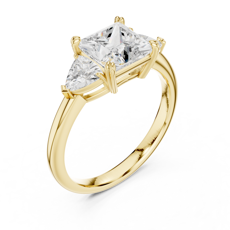 Ladies Ring DDLR-034-PR - Yellow Gold - Image
