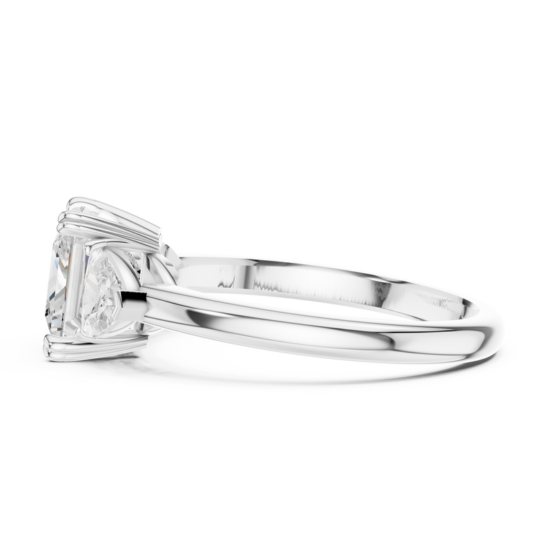 Ladies Ring DDLR-034-PR - White Gold - Image