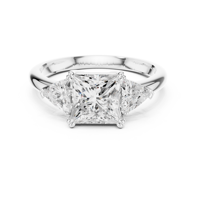 Ladies Ring DDLR-034-PR - White Gold - Image