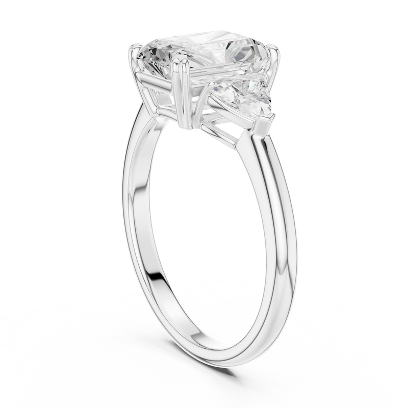 Ladies Ring DDLR-034-RA - White Gold - Image