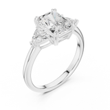 Ladies Ring DDLR-034-RA - White Gold - Image