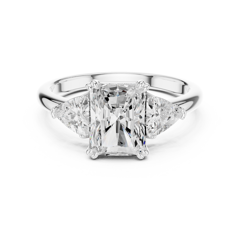 Ladies Ring DDLR-034-RA - White Gold - Image