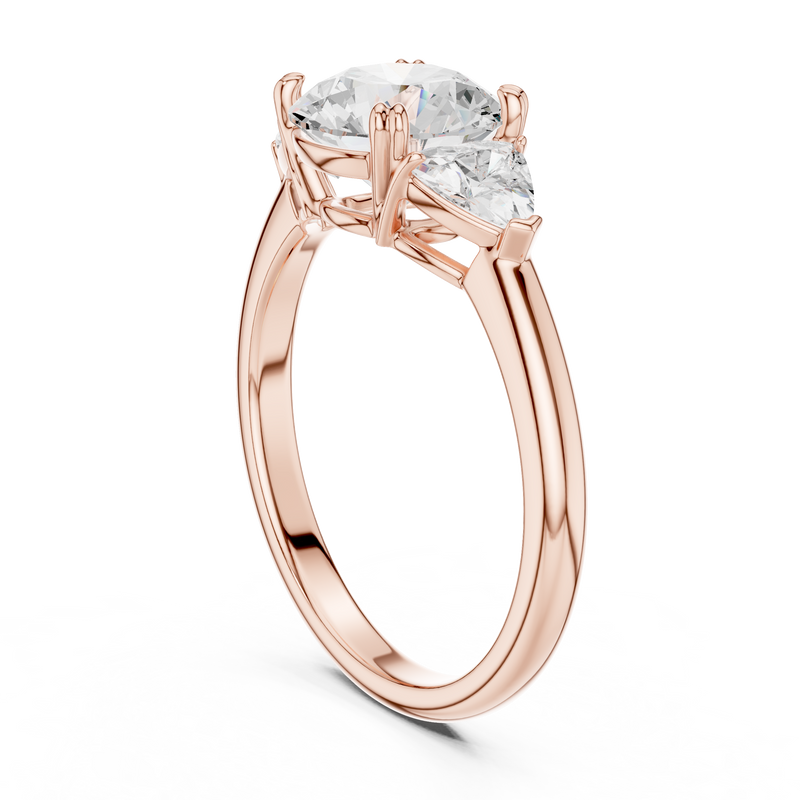 Ladies Ring DDLR-034-RD - Rose Gold - Image